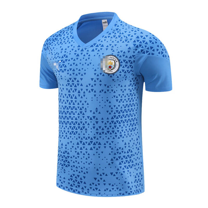 Camiseta de Entrenamiento de Manchester City 2023/2024 Azul Claro